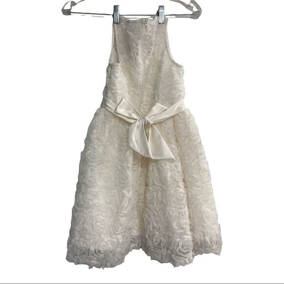 CRB Girls Wedding Corset Dress, White lace, Sz 8 - Picture 3 of 14